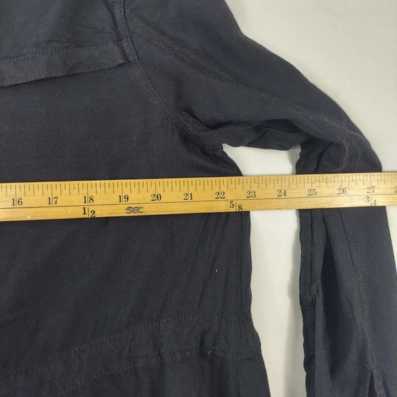 women's en creme black open front cardigan size small - Picture 9 of 11